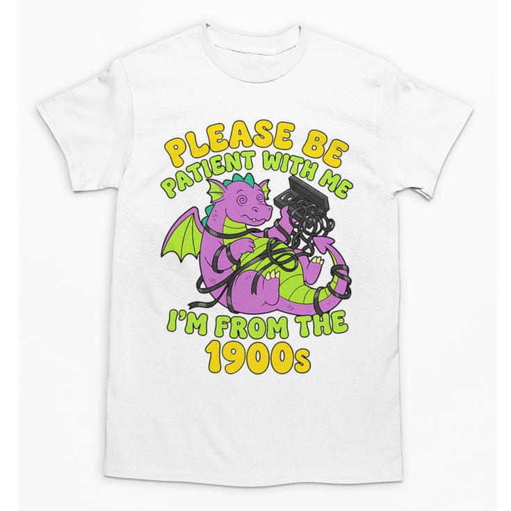 Please Be Patient I'm From The 1900s Dragon Men Women Premium Tri-Blend Unisex T-Shirt