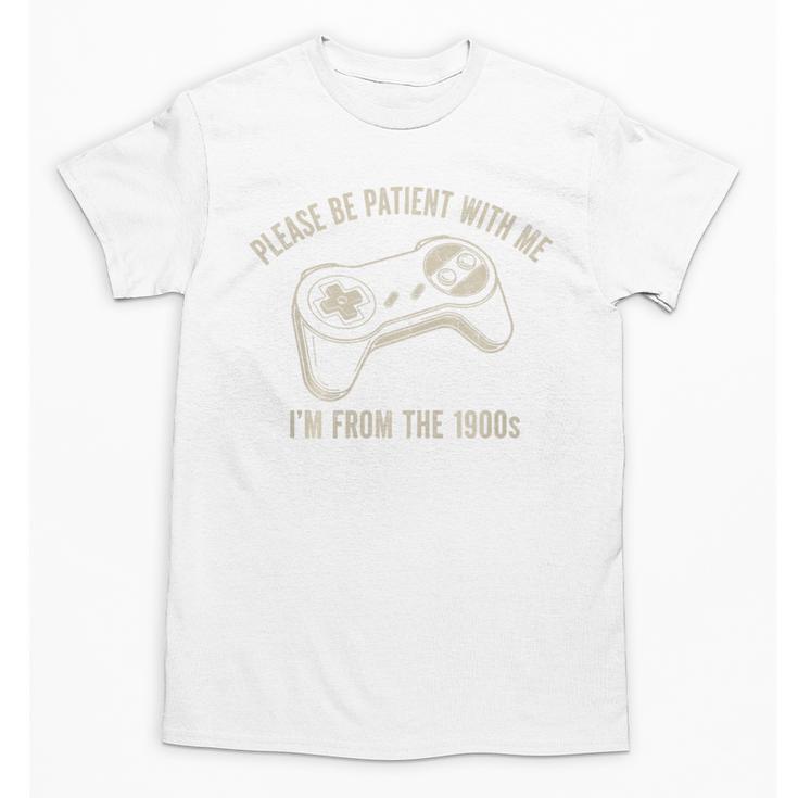 Please Be Patient With Me I'm From The 1900s Gamer Premium Tri-Blend Unisex T-Shirt