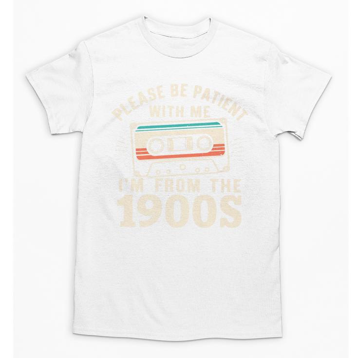 Please Be Patient With Me I'm From The 1900s Retro Cassette Premium Unisex T-Shirt