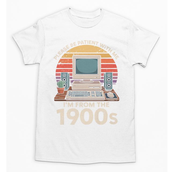 Please Be Patient I'm From The 1900s Retro Computer Geek PC Premium Unisex T-Shirt