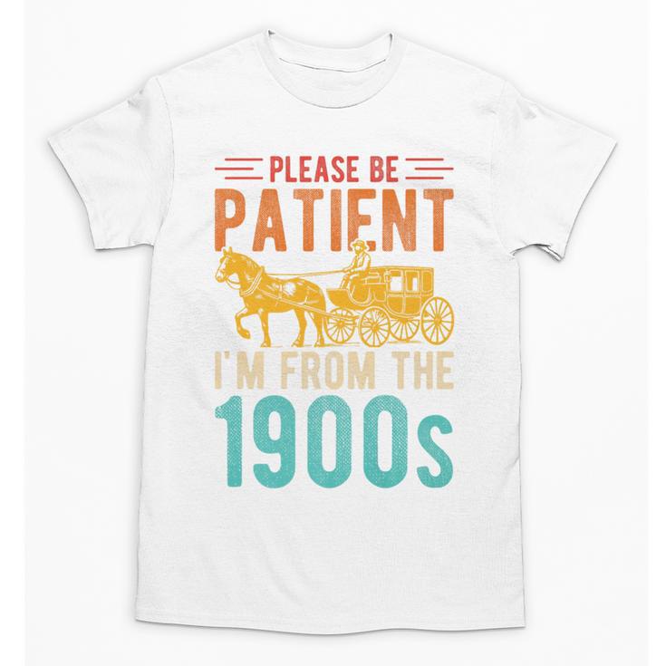 PLEASE BE PATIENT I'M FROM THE 1900s Vintage 1900s 90s Premium Unisex T-Shirt
