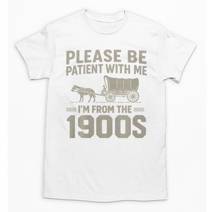 Please Be Patient I'm From The 1900s Vintage Over The Hill Premium Tri-Blend Unisex T-Shirt