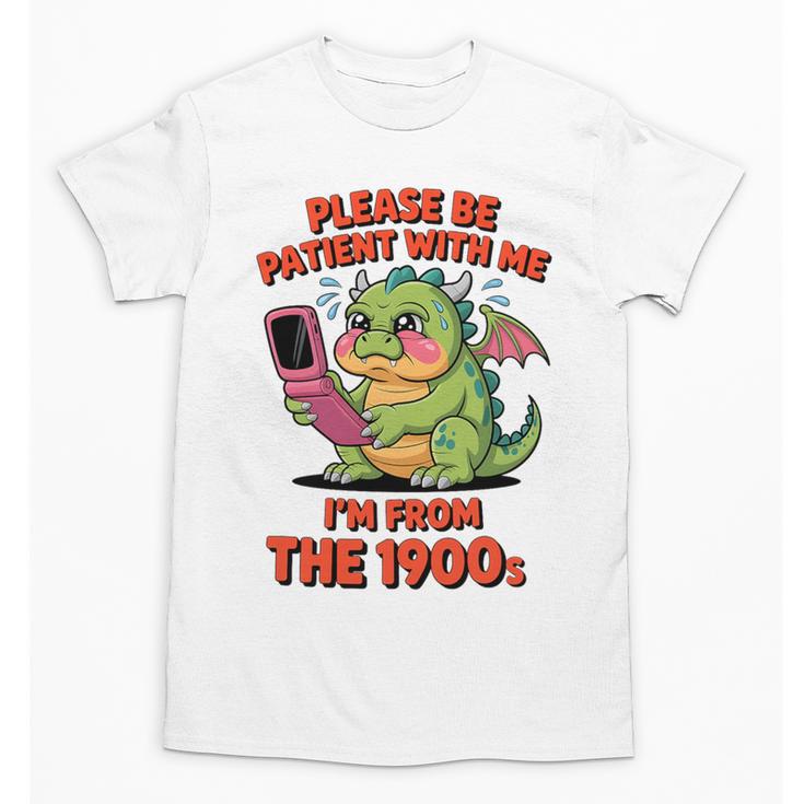Please Be Patient I'm From The 1900s Vintage Men Women Premium Tri-Blend Unisex T-Shirt
