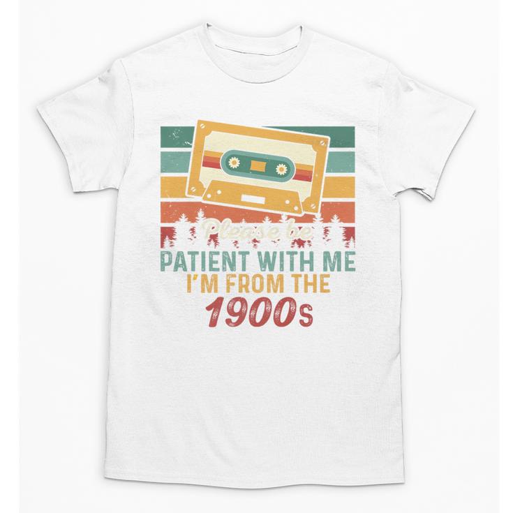 Please Be Patient-With Me I'm From The 1900s Retro Music Premium Unisex T-Shirt