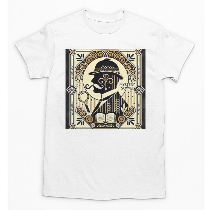 Poirot Mystery Books Vintage Detective Premium Tri-Blend Unisex T-Shirt