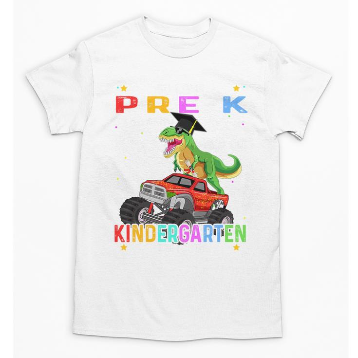 Pre k Graduation 2025 Pre-k Kindergarten Graduate Dinosaur Premium Tri-Blend Unisex T-Shirt