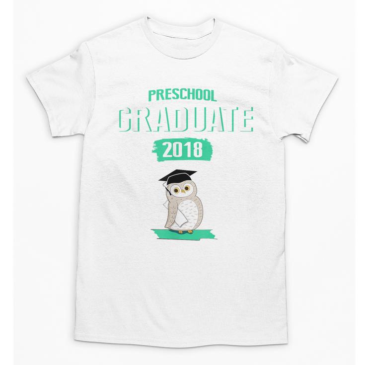 Pre K Graduation Shirt Cute Graduate 2018 Wise Owl Unisex T-Shirt