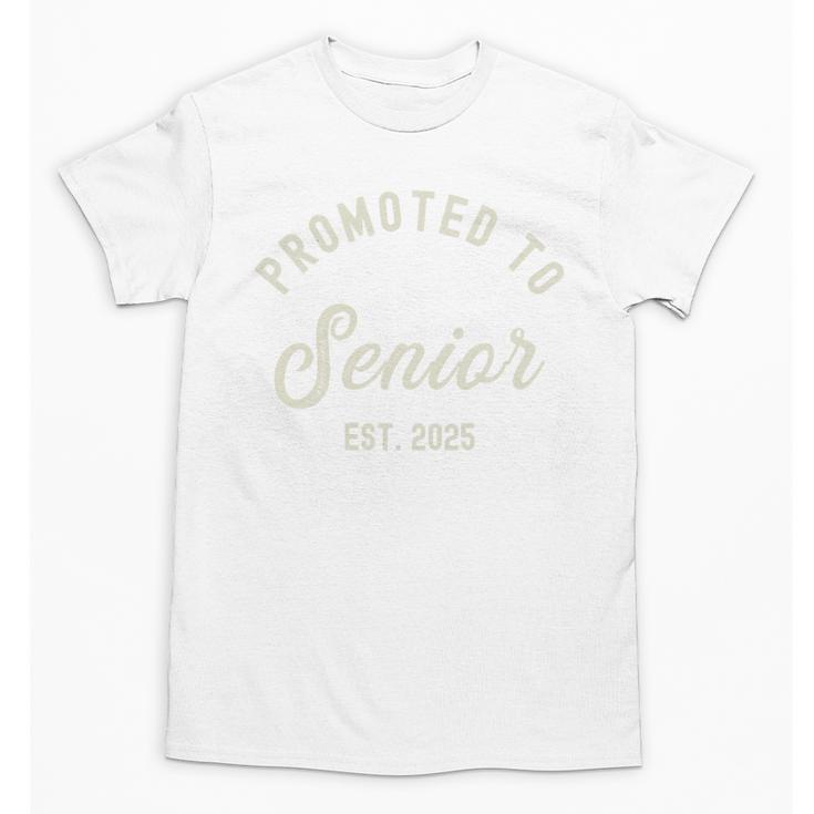 Promoted To Senior Est 2025 High School College Graduation Premium Unisex T-Shirt