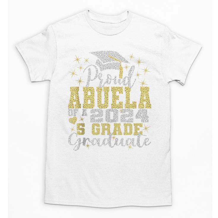 Proud Abuela Of 5th Grade Graduate 2024 Family Graduation Unisex T-Shirt