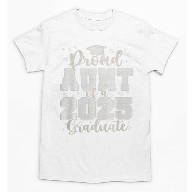 Proud Aunt Of a 2025 Graduate Grad Prom Senior Graduation Premium Tri-Blend Unisex T-Shirt