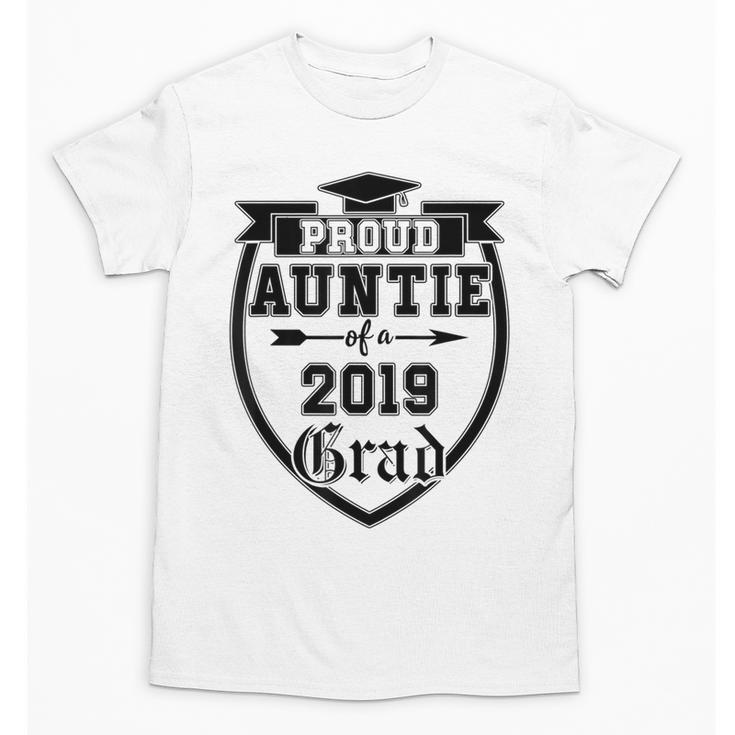 Proud Auntie Of a 2019 Grade Aunt Graduation Unisex T-Shirt
