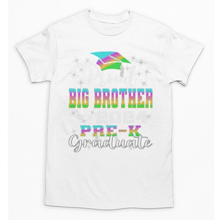 Proud Big Brother Of PreK School Graduate 2024 Graduation Premium Unisex T-Shirt