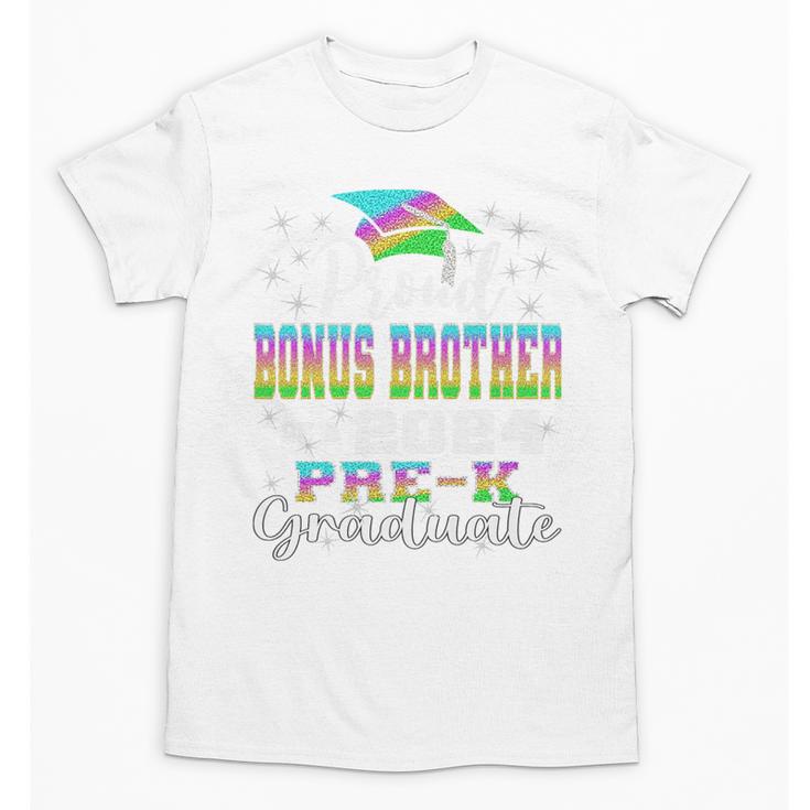 Proud Bonus Brother Of PreK School Graduate 2024 Graduation Premium Unisex T-Shirt