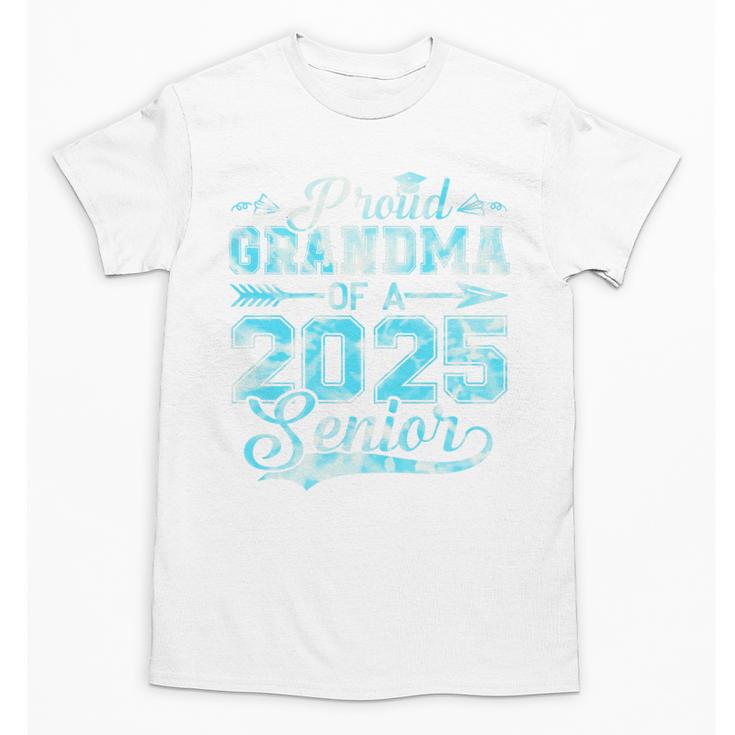 Proud Grandma Of a 2025 Senior Graduate Graduation Premium Unisex T-Shirt