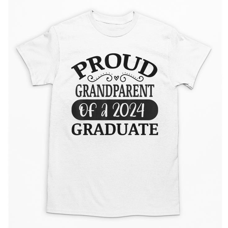 Proud Grandparent Of A Class Of 2024 Graduate Graduation Unisex T-Shirt