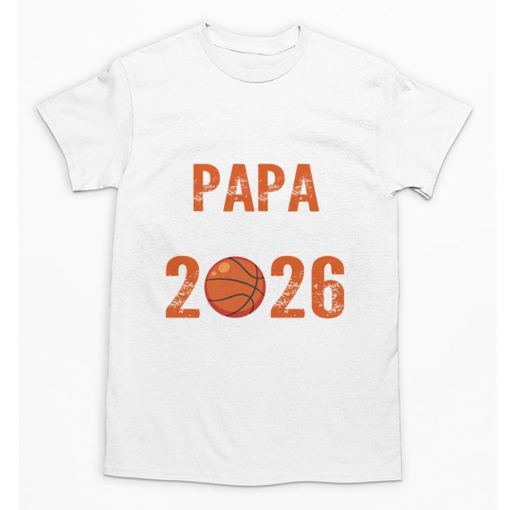 Proud PAPA Of 2026 Senior Basketball Student Graduation Unisex T-Shirt