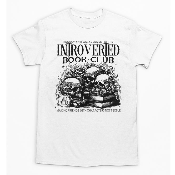 Proudly Anti Social Member Of The Introverted Book Club Unisex T-Shirt