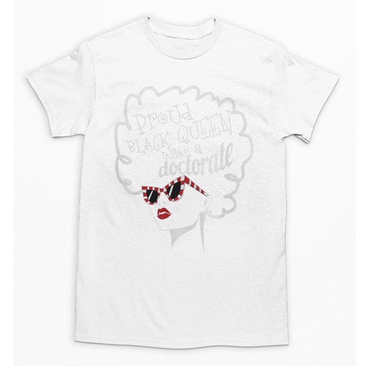 Queen PhD Doctorate Degree Graduation EdD PsyD Premium Tri-Blend Unisex T-Shirt