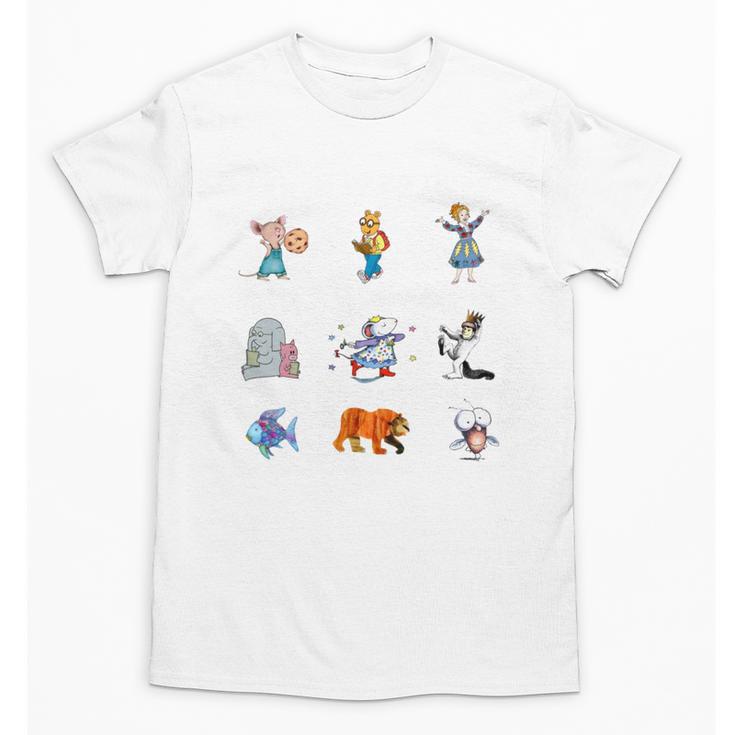 Read Book Characters I Can Do Hard Things Back To School Unisex T-Shirt