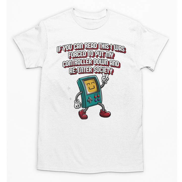If You Can Read This Gamer Humor Gaming Introvert Raglan Baseball Tee Unisex T-Shirt
