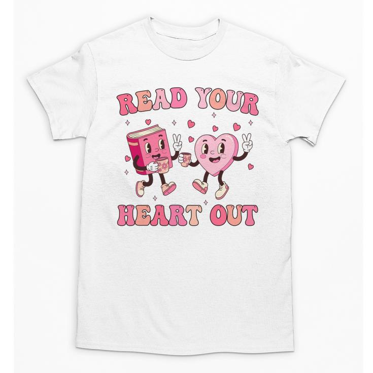 Read Your Heart Out Teacher Valentine Book Unisex T-Shirt