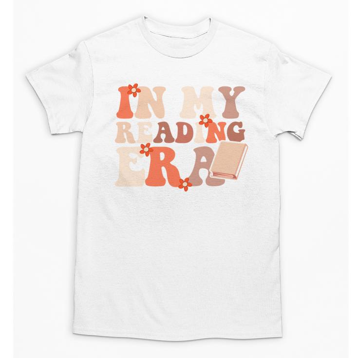 In My Reading Era Groovy Book Lovers Library Reading Women Unisex T-Shirt
