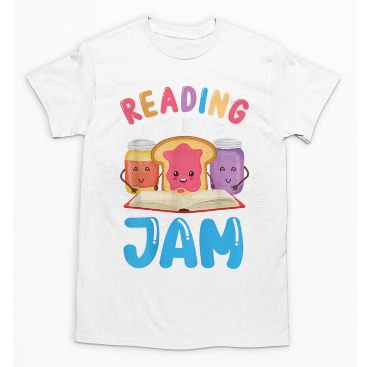 Reading Is My Jam I Love To Read Books Boy Girl Unisex T-Shirt
