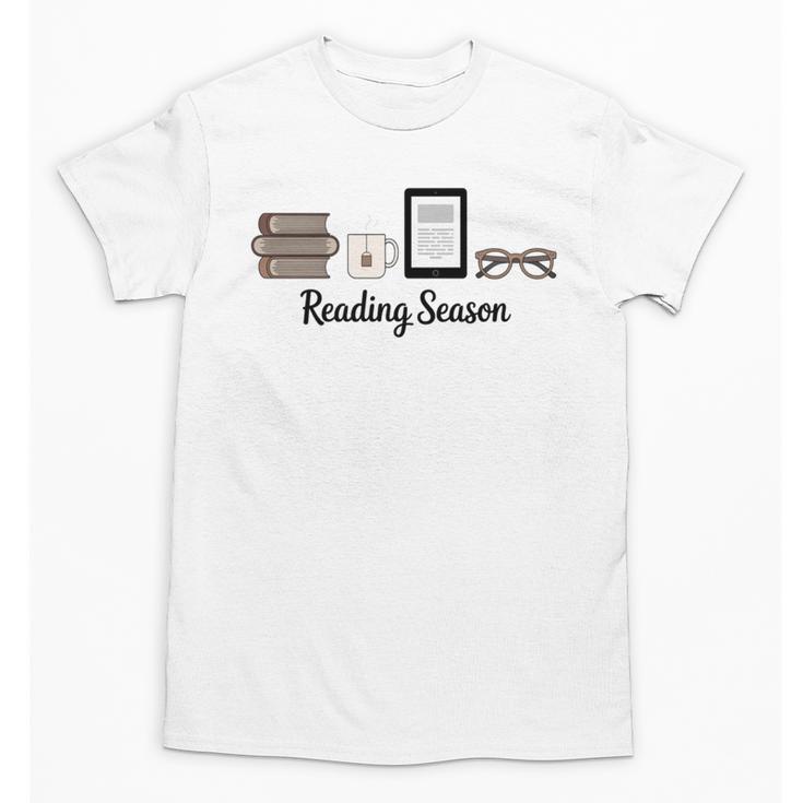 Reading Season Book Lover Librarian Cozy Bookworm Unisex T-Shirt