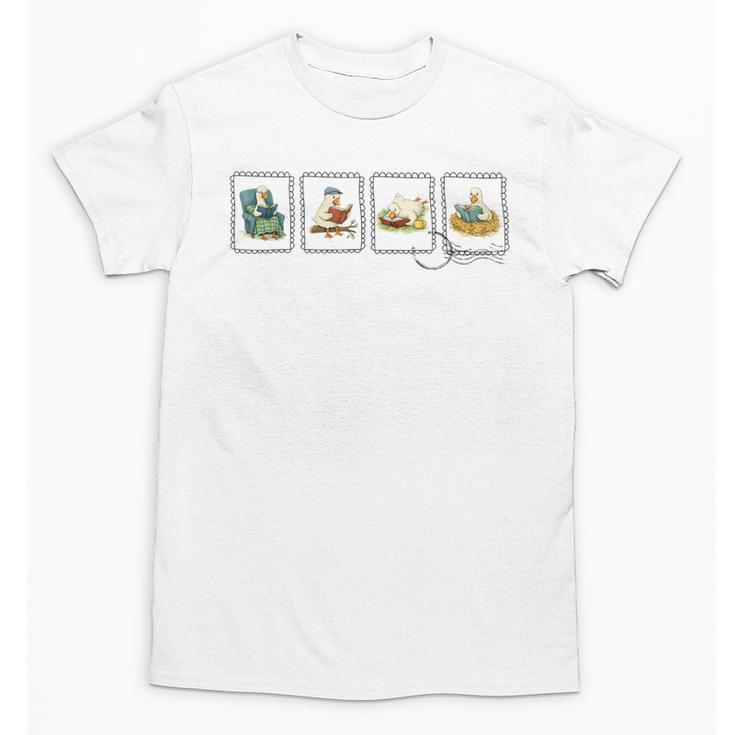 Reading Silly Goose Teacher Bookish Librarian Book Lover Unisex T-Shirt