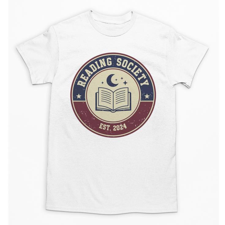 Reading Society Est 2024 Vintage Book Club Unisex T-Shirt
