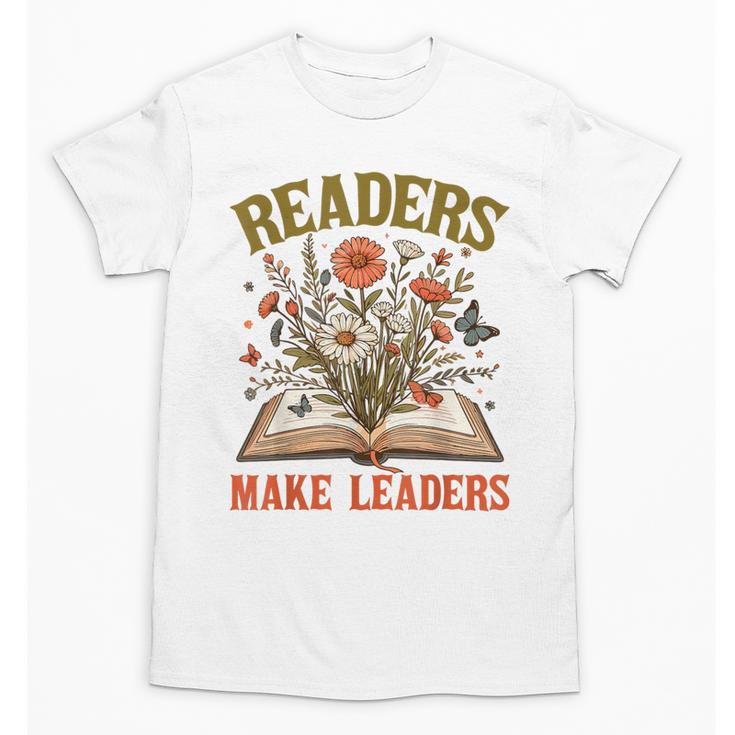 Reading Squad Book Lover Bookish Floral Readers Make Leaders Unisex T-Shirt
