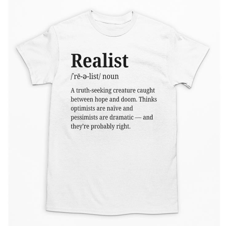 Realist Definition For Introverts Honest Personality Unisex T-Shirt