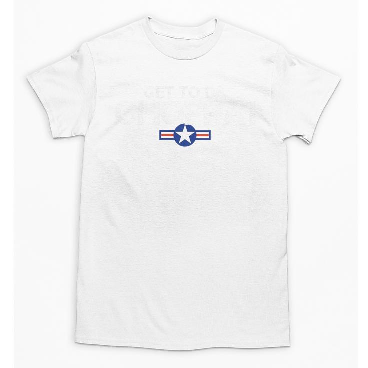 Retro Get To Da Choppa Shirt 80s Movie Nostalgia Tee Premium Tri-Blend Unisex T-Shirt