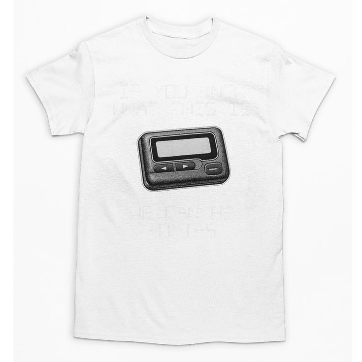 Retro Pager 90s Nostalgia Premium Tri-Blend Unisex T-Shirt