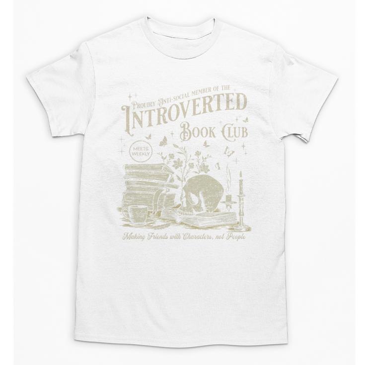 Retro Proud Anti Social Member Of Introverted Book Club Premium Tri-Blend Unisex T-Shirt