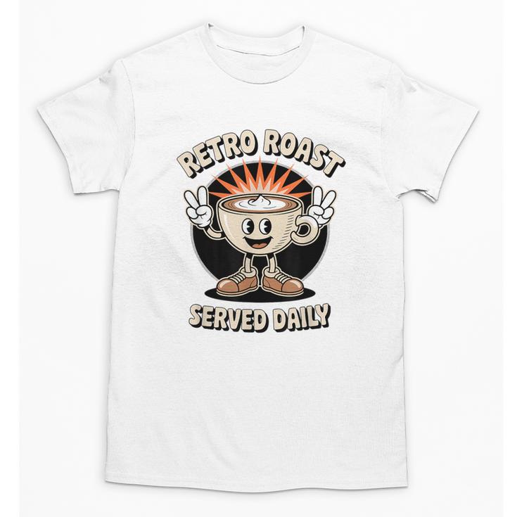 Retro Roast Coffee Retro Cartoon Vintage Nostalgia Fun Unisex T-Shirt