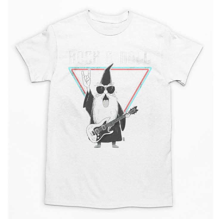 Rock & Roll Wizard Music Nostalgia Premium Tri-Blend Unisex T-Shirt