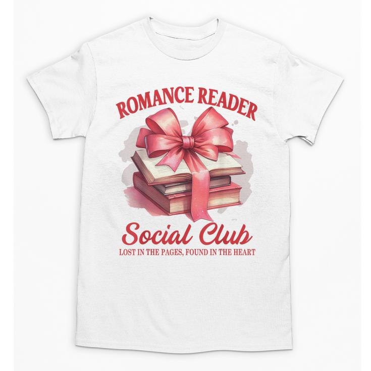 Romance Book Reading Bookish Romance Reader Social Club Unisex T-Shirt