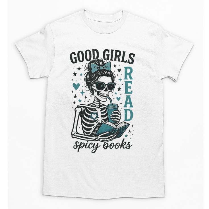 Romance Reader Good Girls Read Spicy Books Halloween Costume Unisex T-Shirt