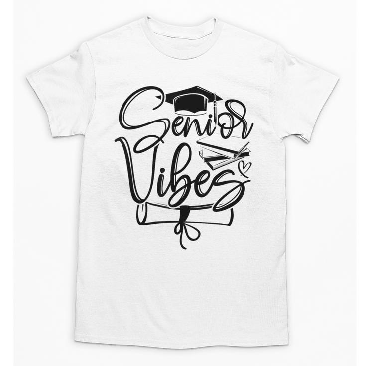 That Says Senior Vibes Graduation Diploma School Spirit Unisex T-Shirt