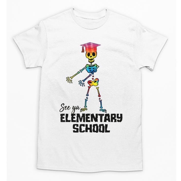 See Ya Elementary School Shirt Tie Dye Graduation Tee Unisex T-Shirt