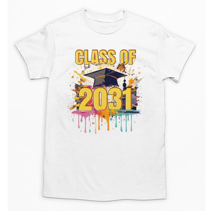 Senior 31 Class Of 2031 Back To School Graduation 2031 Unisex T-Shirt