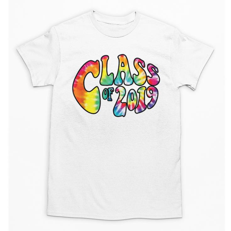 Senior Class Of 2019 Boho Tie Dye Graduation Unisex T-Shirt
