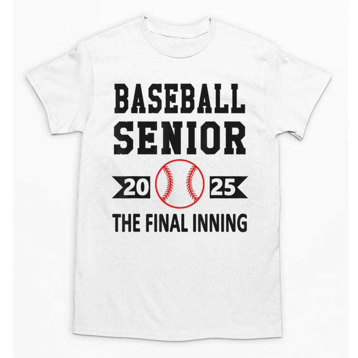 Senior Class Of 2025 Baseball Senior Night Graduation Party Unisex T-Shirt