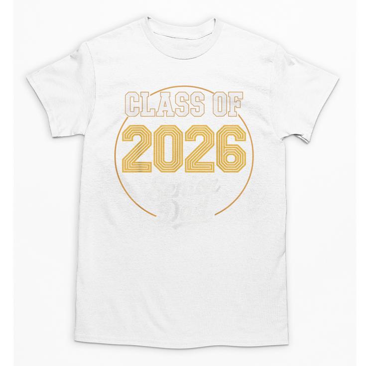 Senior Dad Class Of 2026 Purple Retro Vintage Graduation Unisex T-Shirt