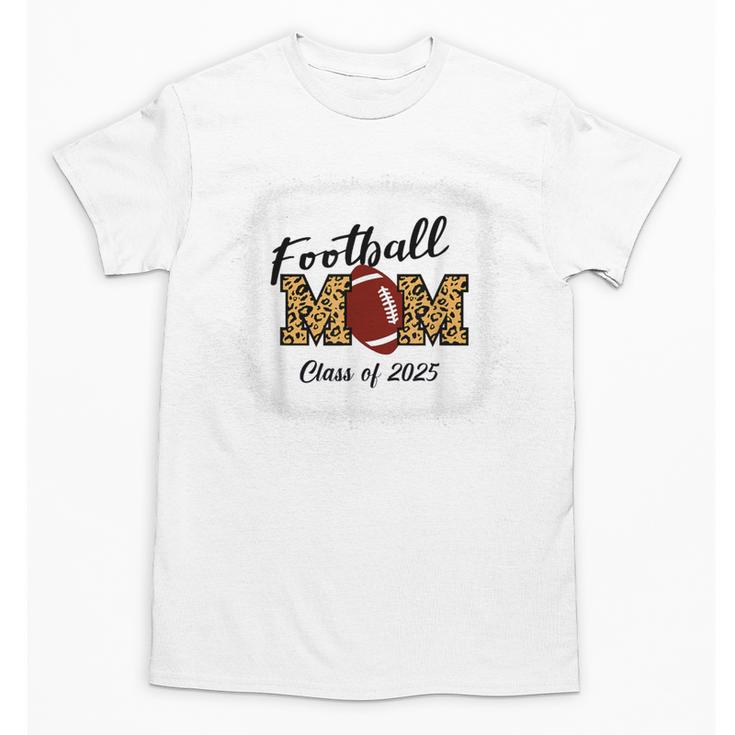 Senior Football Mom Class Of 2025 Graduation Graduate Unisex T-Shirt