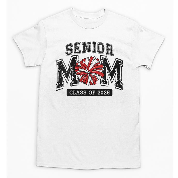 Senior Mom 2025 Cheer Mama Class Of 2025 Graduation Unisex T-Shirt