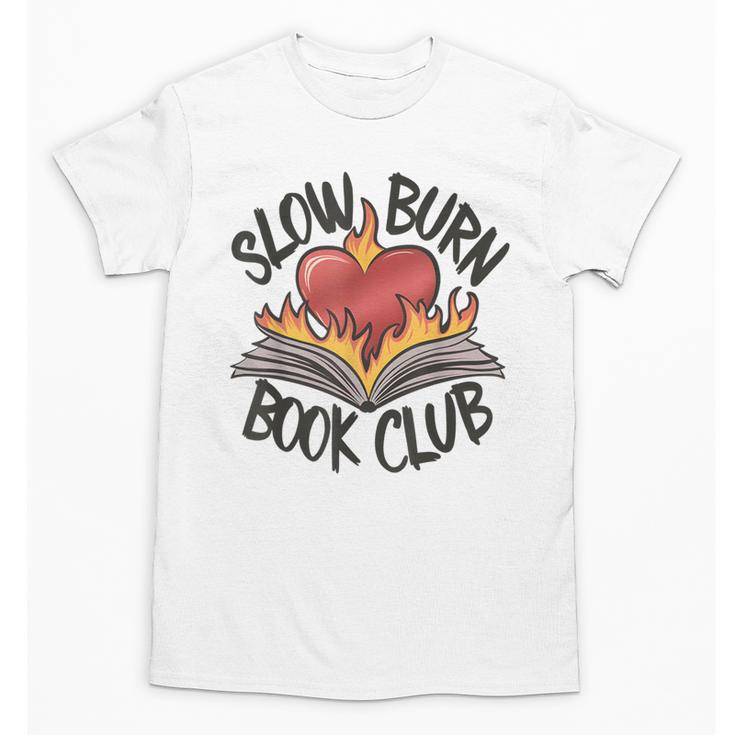 Slow Burn Book Club Romantasy Trope Smut Dark Romance Reader Unisex T-Shirt