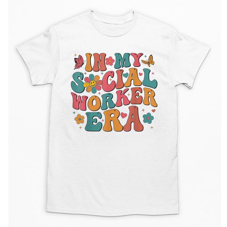 In My Social Worker Era Cute Social Worker Graduation MSW Unisex T-Shirt