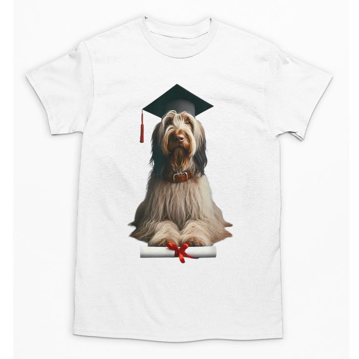 Spinone Italiano Dog Graduation Cap School Graduate Owner Men Women Kids Unisex T-Shirt